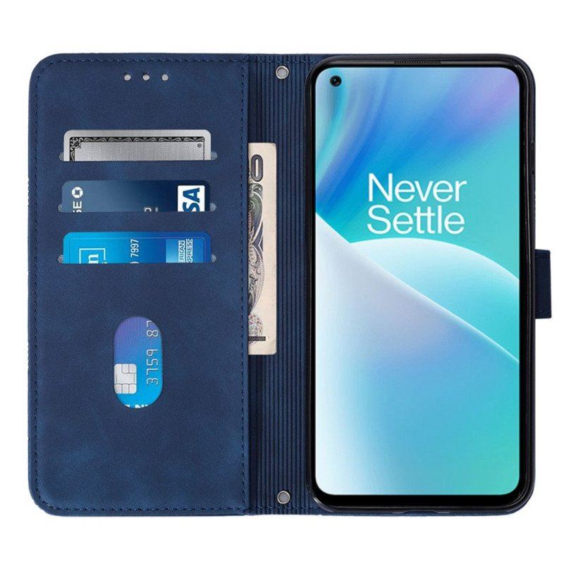 Etui Folio do OnePlus Nord 2T 5G Trójkąty Barkowe