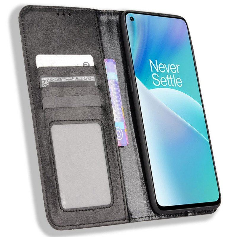 Etui Na Telefon do OnePlus Nord 2T 5G Etui Folio Stylizowany Skórzany Styl