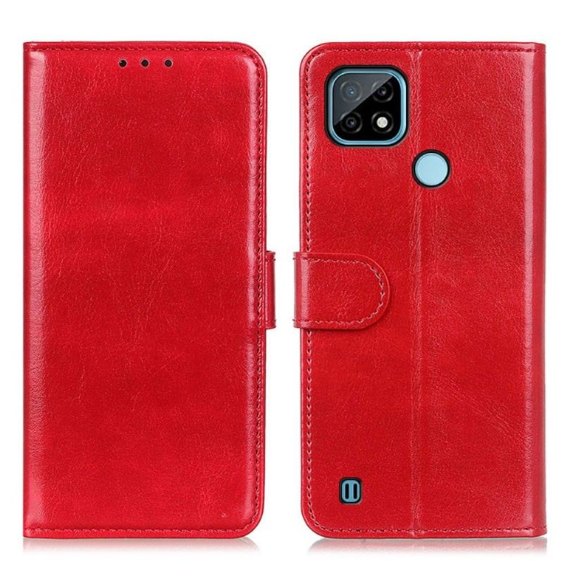 Case do Realme C21 Etui Folio Funkcja Wsparcia Faux Leather