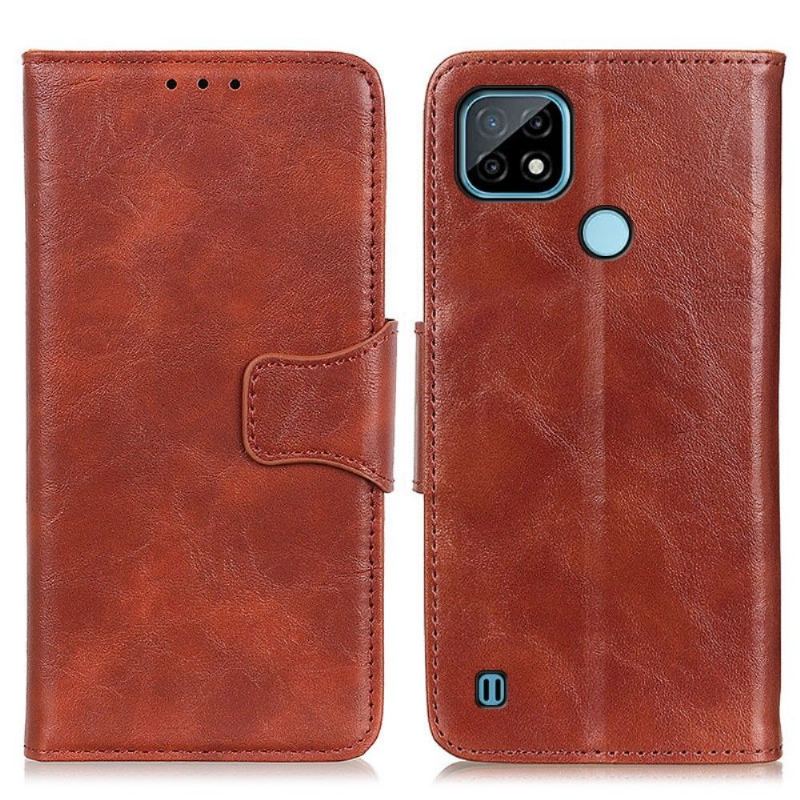 Etui do Realme C21 Anti-fall Edouard Classic Faux Leather