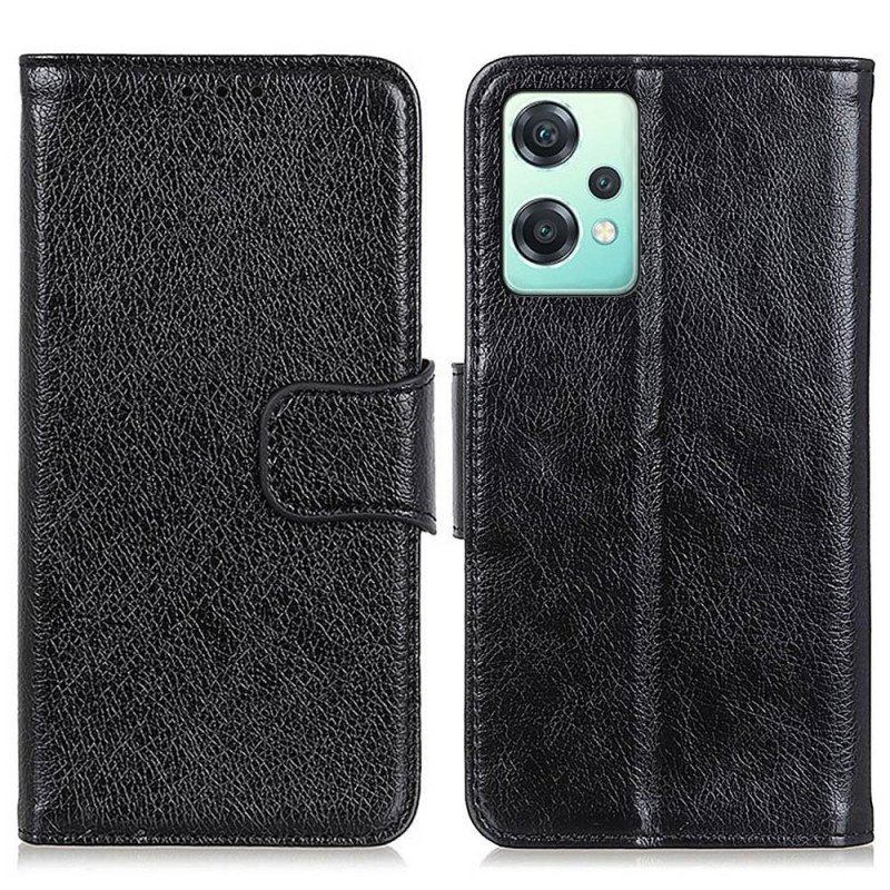 Etui Folio do OnePlus Nord CE 2 Lite 5G Dwoina Skóry Nappa