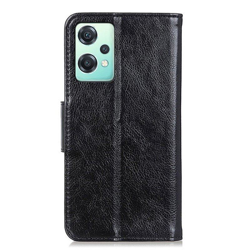 Etui Folio do OnePlus Nord CE 2 Lite 5G Dwoina Skóry Nappa