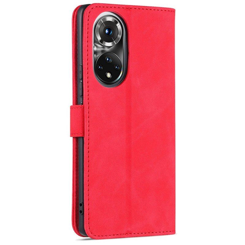 Etui Folio do Honor 50 Efekt Skóry Azns