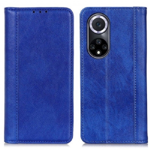 Etui Na Telefon do Honor 50 Etui Folio Elegancka Dwoina Skóry Liczi