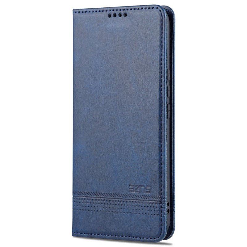 Etui Na Telefon do Honor 50 Etui Folio Stylizacja Skóry Azns