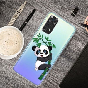 Etui do Xiaomi Redmi Note 11 / Note 11S Anti-fall Panda Na Bambusie