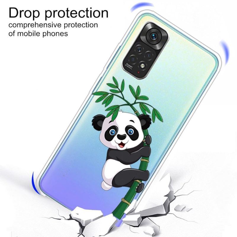 Etui do Xiaomi Redmi Note 11 / Note 11S Anti-fall Panda Na Bambusie