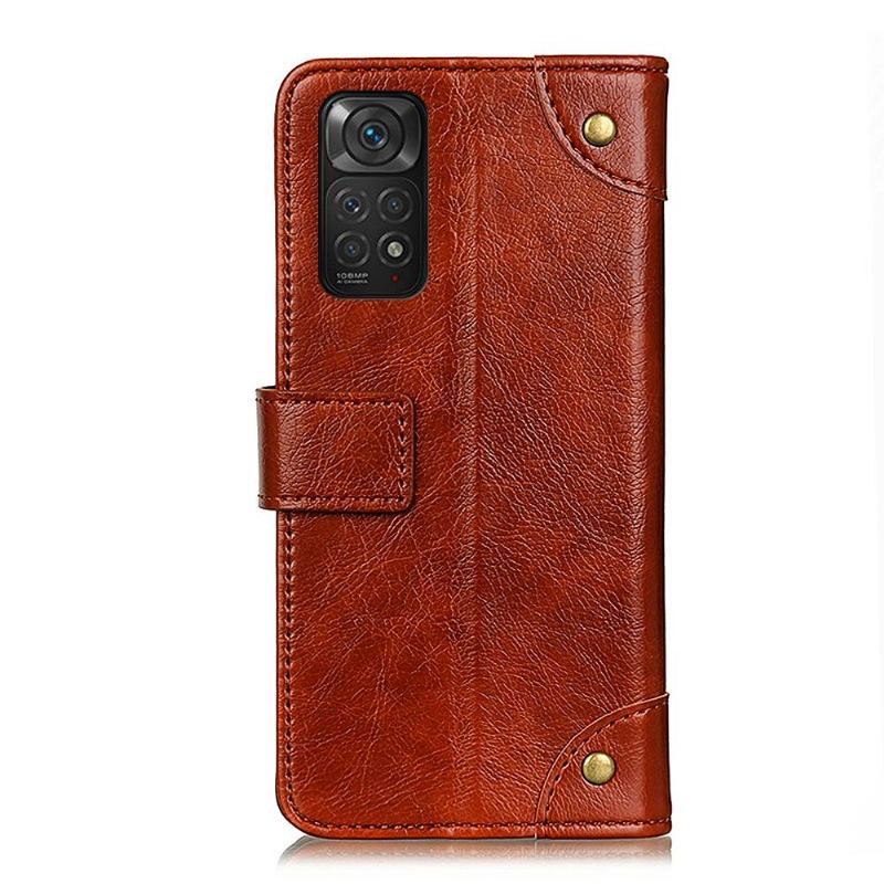 Etui do Xiaomi Redmi Note 11 / Note 11S Anti-fall Simon Nity Ze Sztucznej Skóry