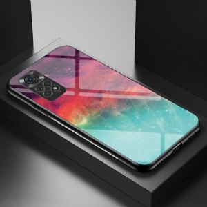 Etui do Xiaomi Redmi Note 11 / Note 11S Biznes Nebula Szkło Powrót