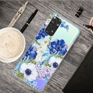 Etui do Xiaomi Redmi Note 11 / Note 11S Classic Kwiaty