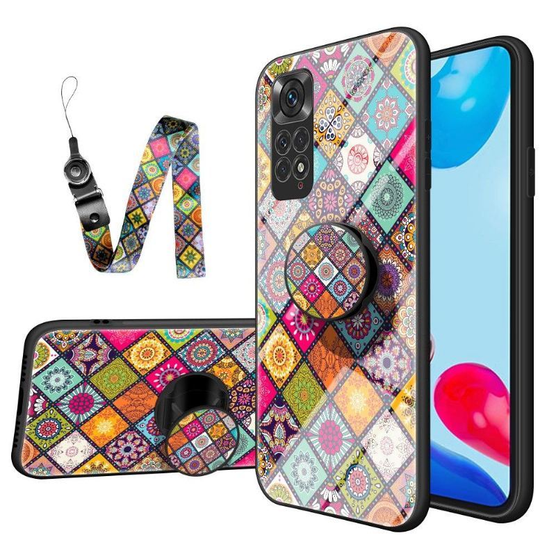 Etui do Xiaomi Redmi Note 11 / Note 11S Kalejdoskop Mandala Ze Stojakiem