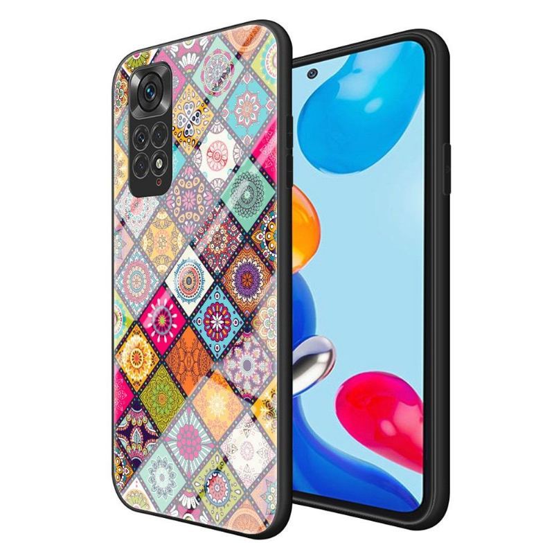 Etui do Xiaomi Redmi Note 11 / Note 11S Kalejdoskop Mandala Ze Stojakiem