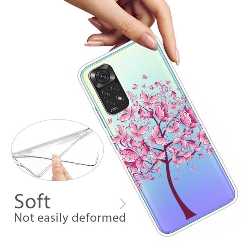 Etui do Xiaomi Redmi Note 11 / Note 11S Motyl Drzewo