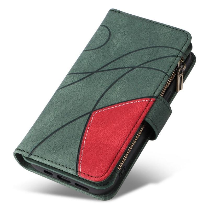 Etui Folio do Xiaomi Redmi Note 11 / Note 11S Bicolor Artystyczna Seria 002