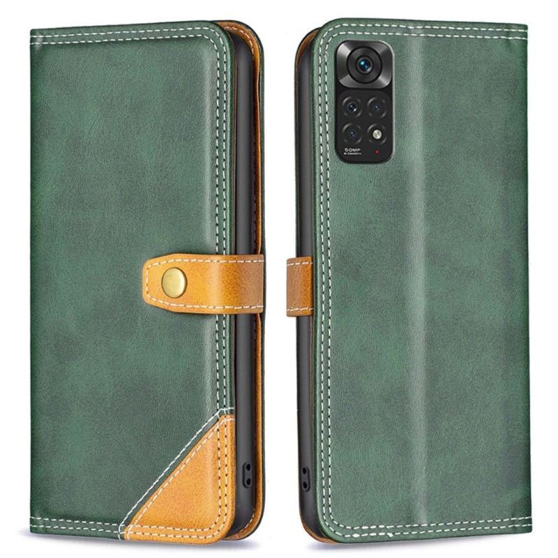 Etui Folio do Xiaomi Redmi Note 11 / Note 11S Classic Binfen Series-8 Odsłonięte Szwy