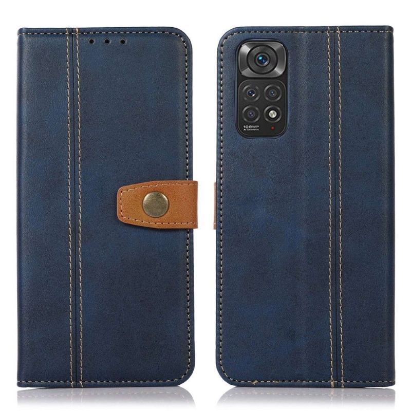 Etui Folio do Xiaomi Redmi Note 11 / Note 11S Classic Premium Faux Leather Z Przeszyciami