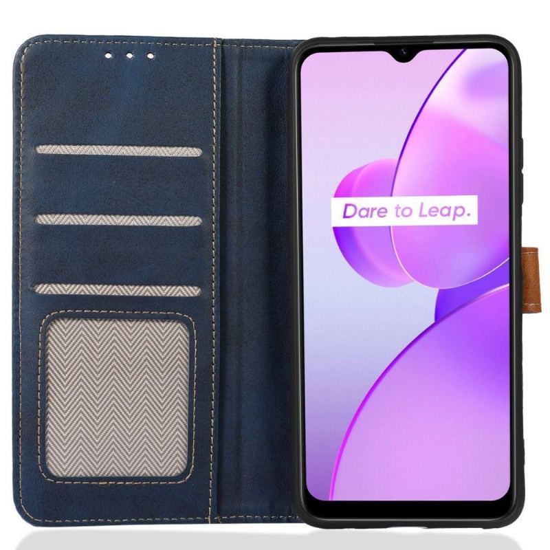 Etui Folio do Xiaomi Redmi Note 11 / Note 11S Classic Premium Faux Leather Z Przeszyciami