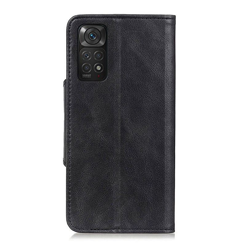 Etui Folio do Xiaomi Redmi Note 11 / Note 11S Full Protect Matowa Sztuczna Skóra