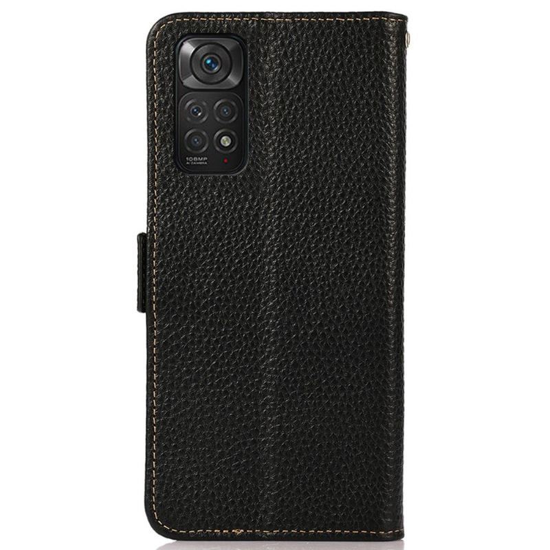 Etui Folio do Xiaomi Redmi Note 11 / Note 11S Khazneh Grained Leather First