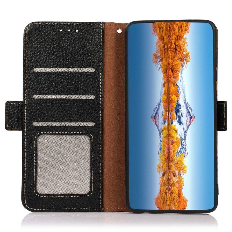 Etui Folio do Xiaomi Redmi Note 11 / Note 11S Khazneh Grained Leather First