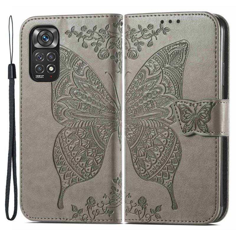 Etui Folio do Xiaomi Redmi Note 11 / Note 11S Motyl Ulga