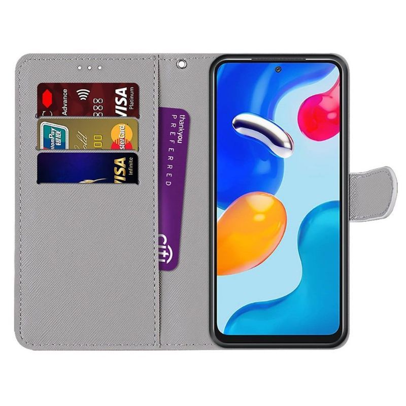 Etui Folio do Xiaomi Redmi Note 11 / Note 11S Obrzeża Radioaktywny Symbol