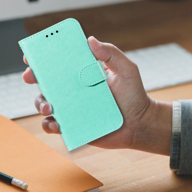 Etui Folio do Xiaomi Redmi Note 11 / Note 11S Obrzeża Skórzany Futerał Klapka Posiadacz Karty