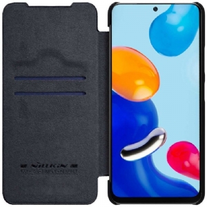 Etui Folio do Xiaomi Redmi Note 11 / Note 11S Seria Qin Efekt Skóry