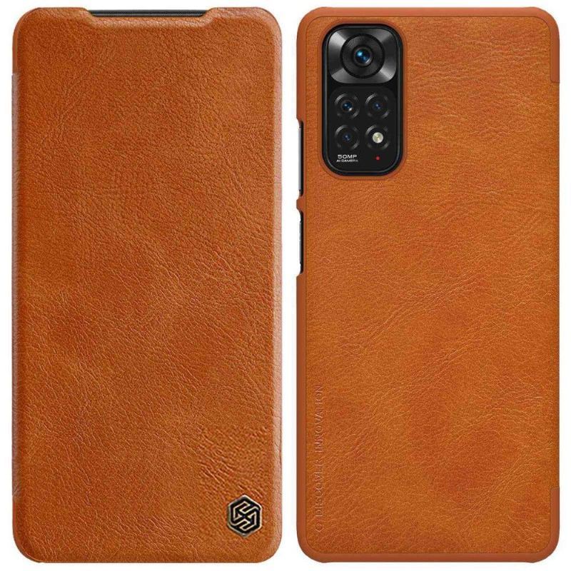 Etui Folio do Xiaomi Redmi Note 11 / Note 11S Seria Qin Efekt Skóry