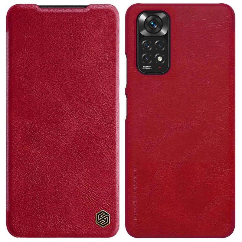 Etui Folio do Xiaomi Redmi Note 11 / Note 11S Seria Qin Efekt Skóry