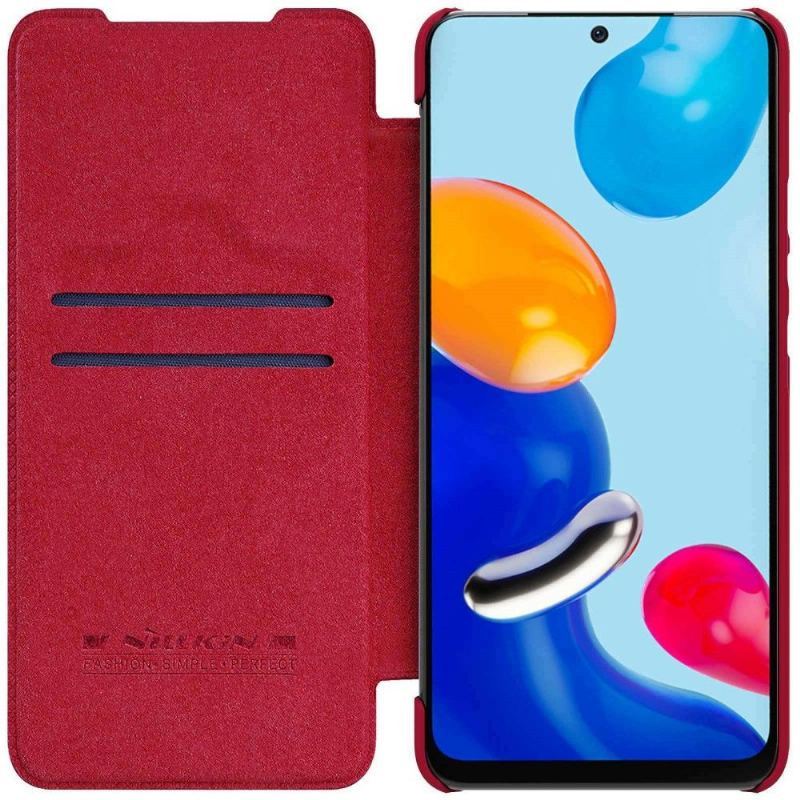 Etui Folio do Xiaomi Redmi Note 11 / Note 11S Seria Qin Efekt Skóry