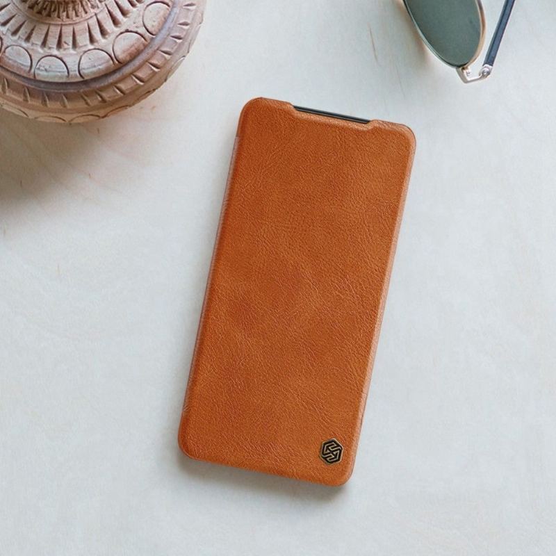 Etui Folio do Xiaomi Redmi Note 11 / Note 11S Seria Qin Efekt Skóry