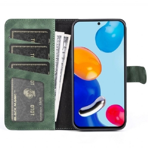 Etui Folio do Xiaomi Redmi Note 11 / Note 11S Skórzany Futerał Bicolor Folio Stojak