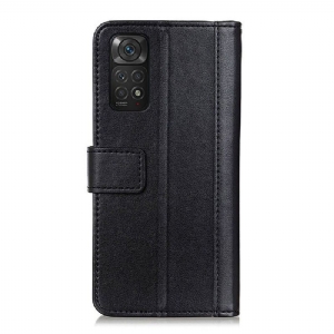 Etui Folio do Xiaomi Redmi Note 11 / Note 11S Skórzany Futerał Cerena Faux Leather Folio