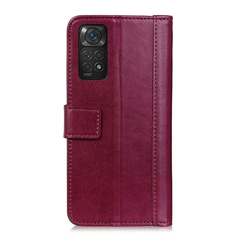 Etui Folio do Xiaomi Redmi Note 11 / Note 11S Skórzany Futerał Cerena Faux Leather Folio