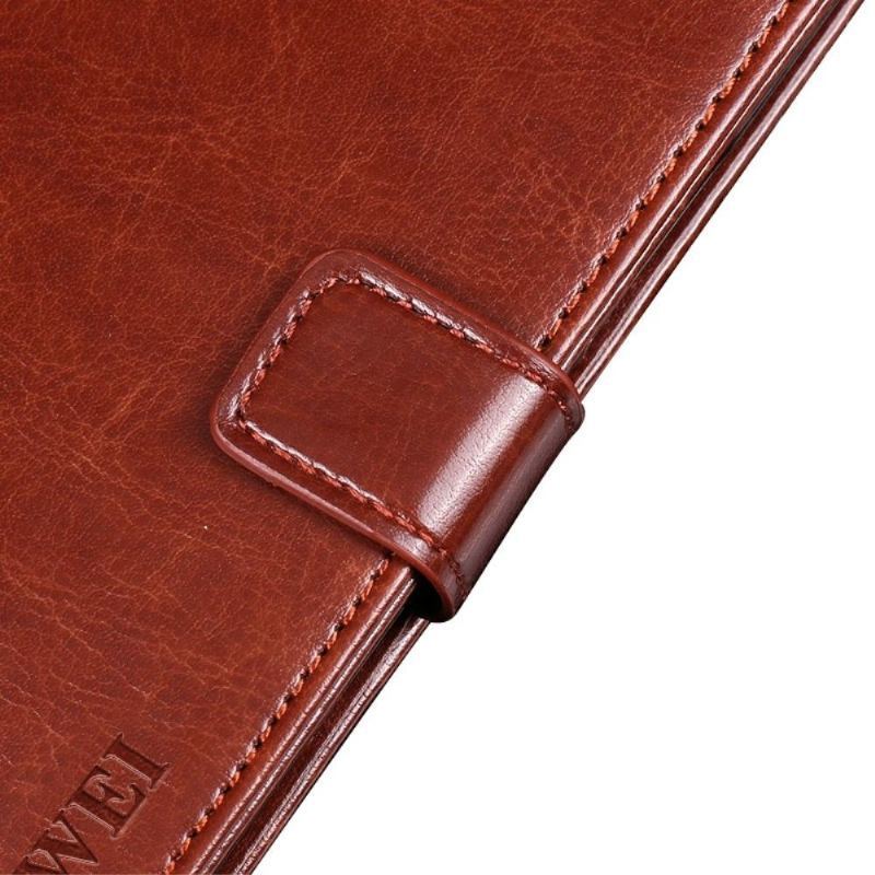 Etui Folio do Xiaomi Redmi Note 11 / Note 11S Skórzany Futerał Idewei Folio Efekt Skóry