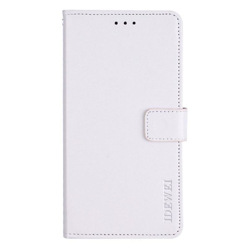 Etui Folio do Xiaomi Redmi Note 11 / Note 11S Skórzany Futerał Idewei Folio Efekt Skóry