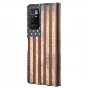 Etui Folio do Xiaomi Redmi Note 11 / Note 11S Vintage American Flag