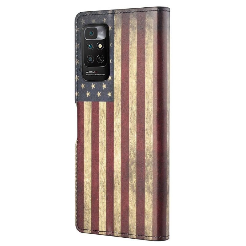 Etui Folio do Xiaomi Redmi Note 11 / Note 11S Vintage American Flag