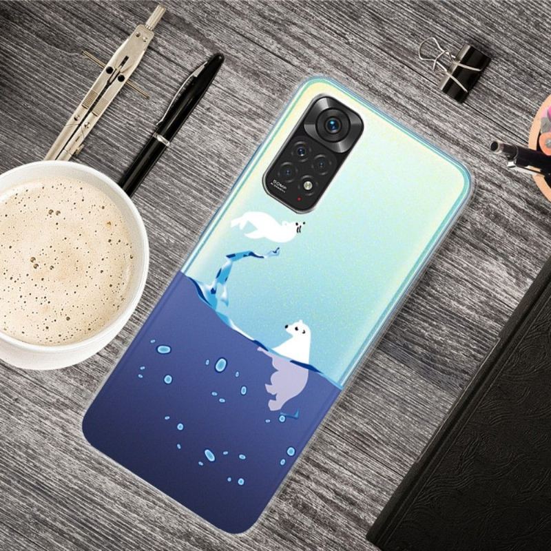 Futerały do Xiaomi Redmi Note 11 / Note 11S Foka I Niedźwiedź Polarny