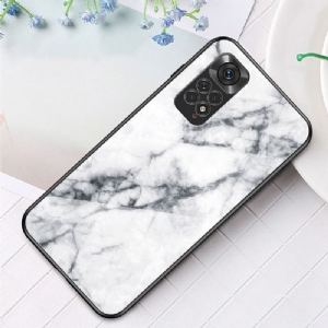 Futerały do Xiaomi Redmi Note 11 / Note 11S Marble Lina Szkło Hartowane