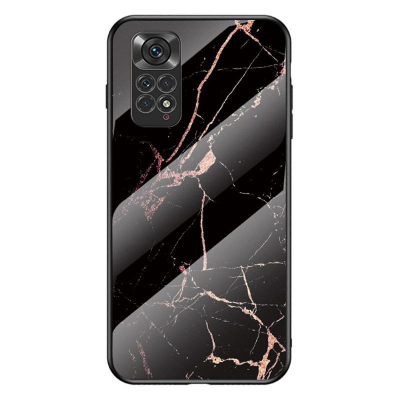 Futerały do Xiaomi Redmi Note 11 / Note 11S Marble Lina Szkło Hartowane