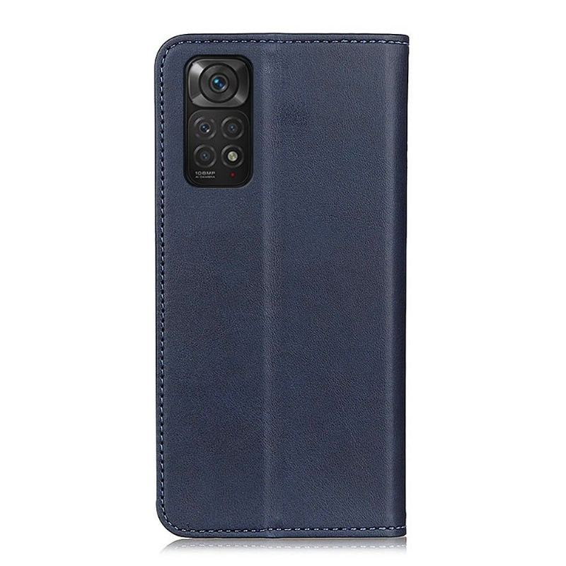 Skórzany Futerał do Xiaomi Redmi Note 11 / Note 11S Etui Folio Simone Flip Aged Faux Leather