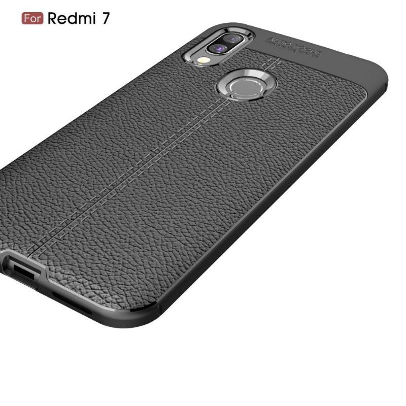 Etui do Xiaomi Redmi 7 Biznes Żel Wykończeniowy Ze Sztucznej Skóry