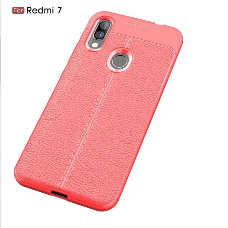 Etui do Xiaomi Redmi 7 Biznes Żel Wykończeniowy Ze Sztucznej Skóry