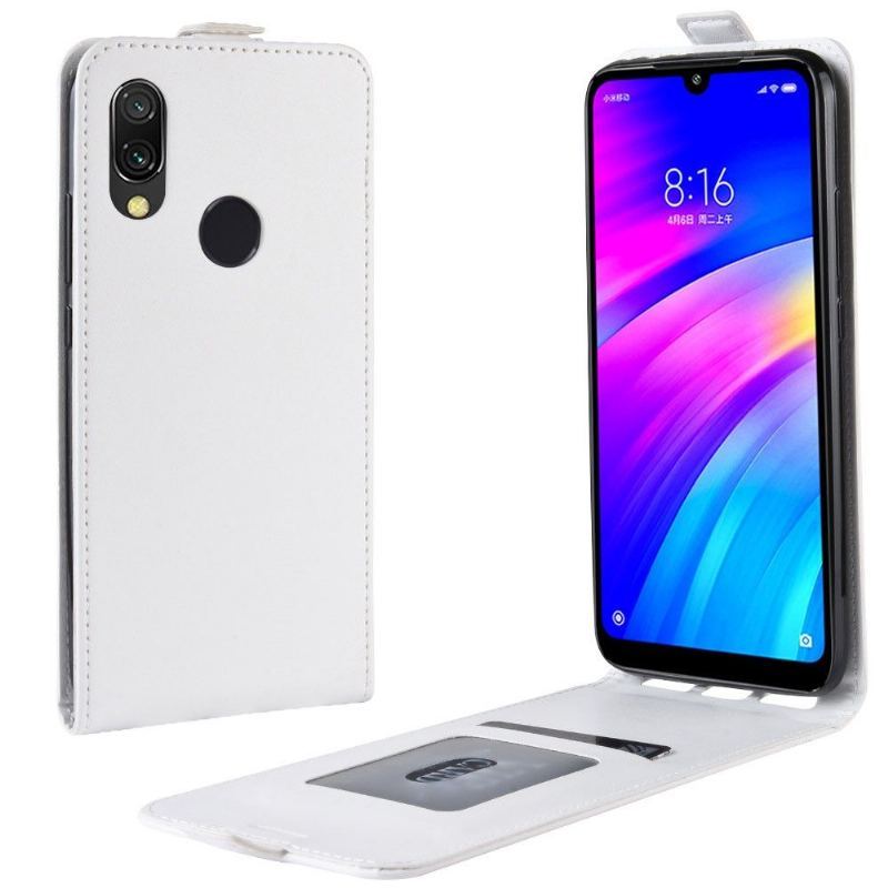 Etui do Xiaomi Redmi 7 Obrzeża Etui Folio Ze Sztucznej Skóry W Pionie