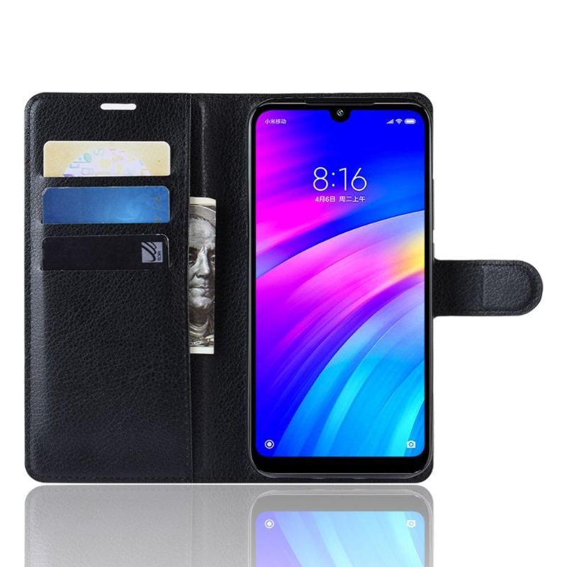 Etui do Xiaomi Redmi 7 Obrzeża Skórzane Etui Na Karty W Stylu