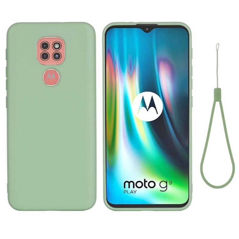 Etui do Motorola Moto G9 Play Biznes Puro Płynny Silikon