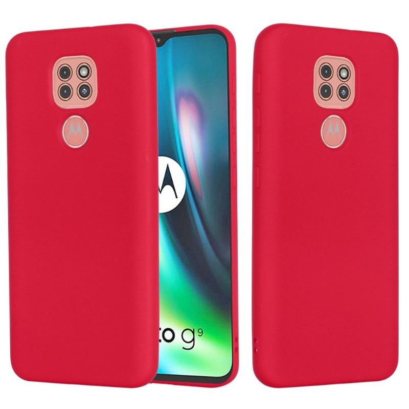 Etui do Motorola Moto G9 Play Biznes Puro Płynny Silikon