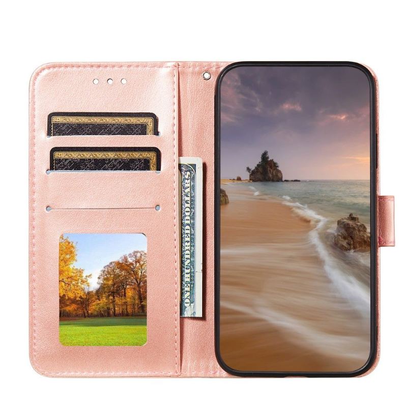 Etui Folio do Motorola Moto G9 Play Ze Sztucznej Skóry